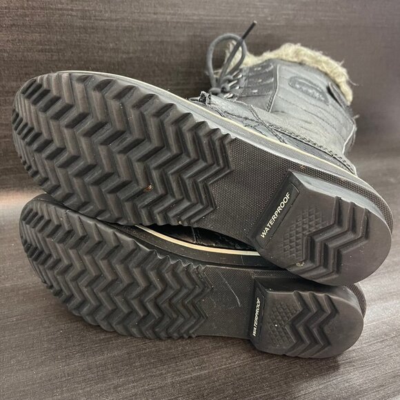 Sorel Tofino‎ II Women’s size 5 Waterproof Black Winter Lined Faux Fur Boots - Picture 10 of 12